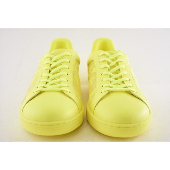 Louis Vuitton Luxembourg Tattoo Yellow Monogram LV Low Top Sneaker UK 9 US 10 11 - Picture 8 of 14